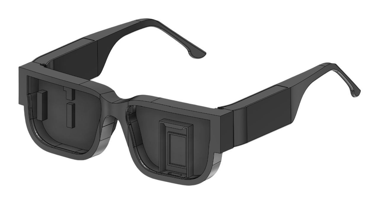 CAD-Modell der Ascenta-Brille